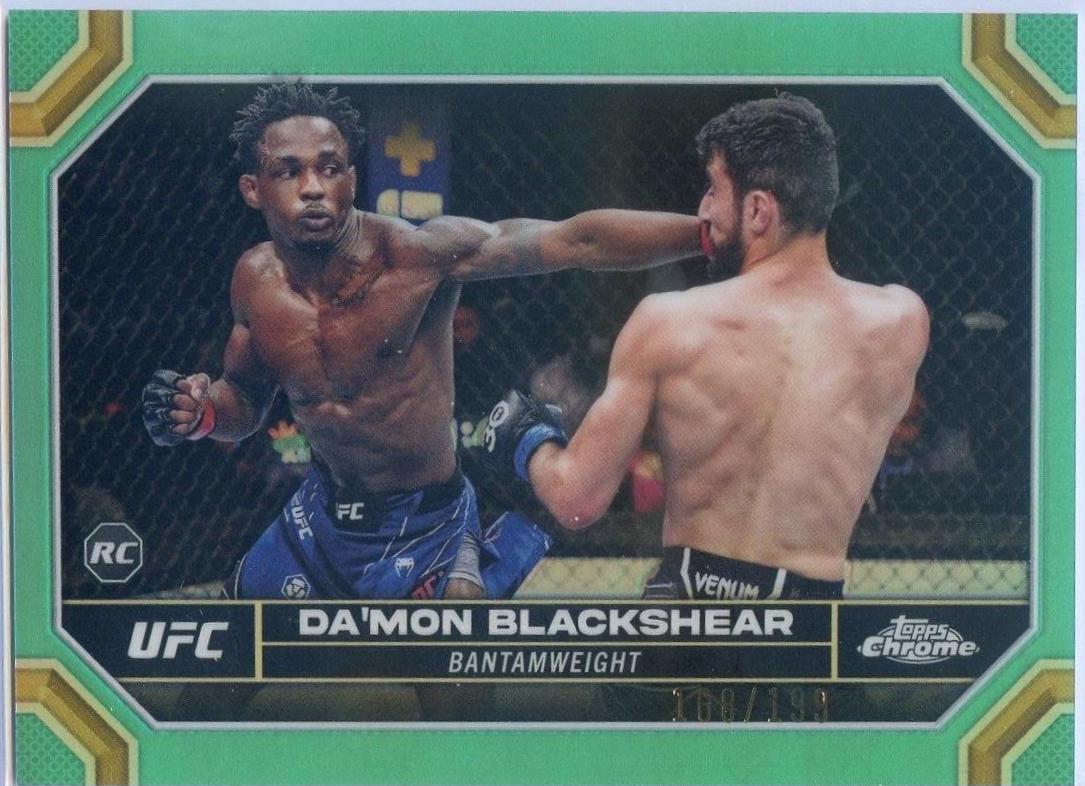 Da'Mon Blackshear 2024 Topps Chrome UFC Base #21 Aqua Refractor