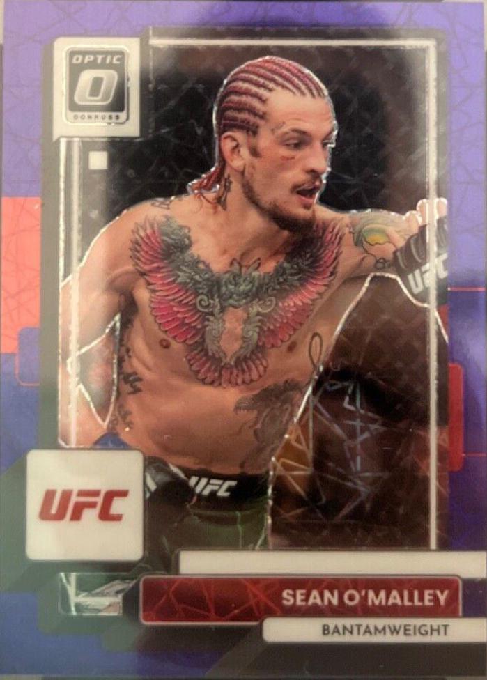 Sean O'Malley 2023 Panini Donruss Optic UFC Base #79 Purple Velocity