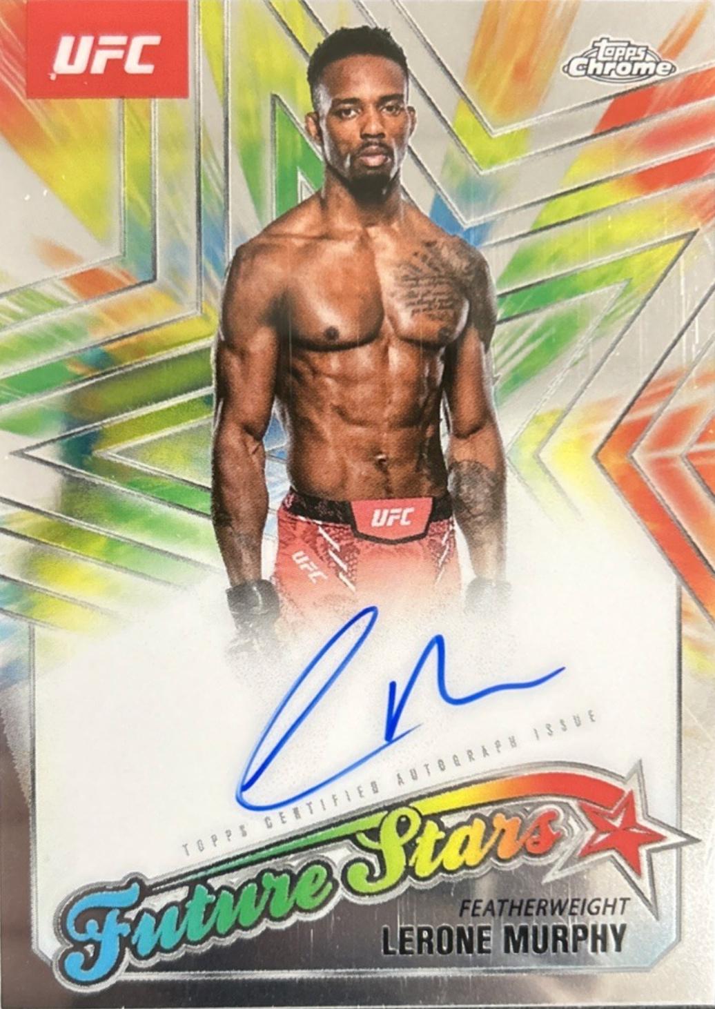 Lerone Murphy 2025 Topps Chrome UFC Future Stars Autographs #FSA-LM