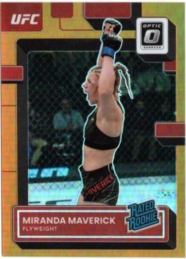 Miranda Maverick 2023 Panini Donruss Optic UFC Base #111 Orange
