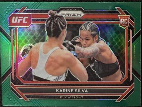 Karine Silva 2023 Panini Prizm UFC Base #25 Green