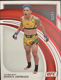 Jessica Andrade 2022 Panini Immaculate UFC Base #25 Red