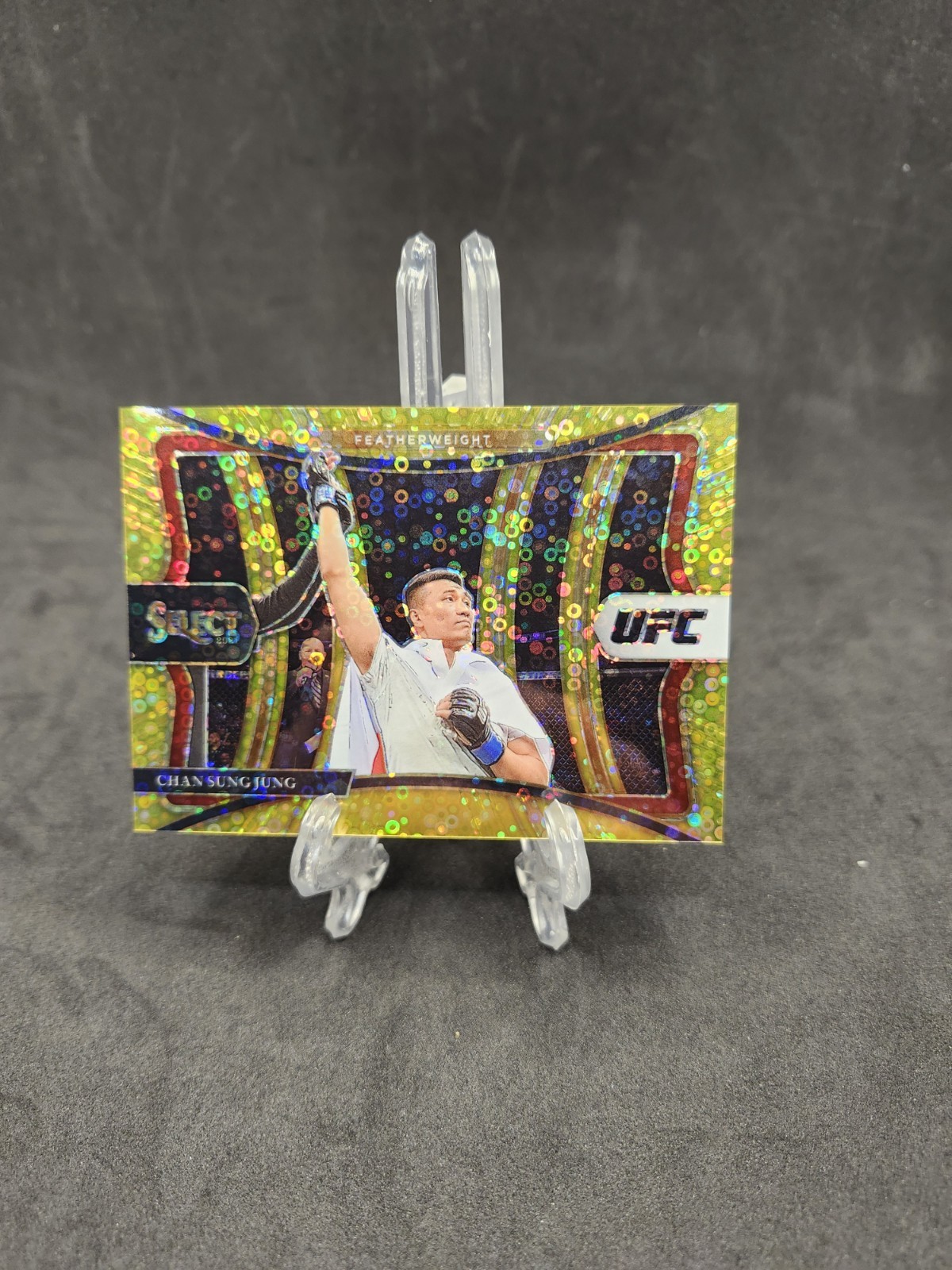Chan Sung Jung 2021 Panini Select UFC Premier Level #172 Gold
