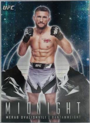 Merab Dvalishvili 2024 Topps Midnight UFC Base #48 Moon Beam