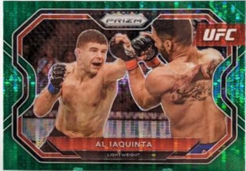 Al Iaquinta 2021 Panini Prizm UFC Base #102 Green Pulsar