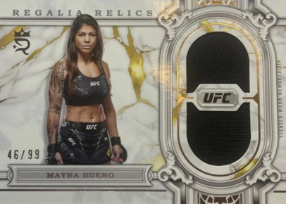 Mayra Bueno 2024 Topps Royalty UFC Regalia Relics #RAR-14 Platinum
