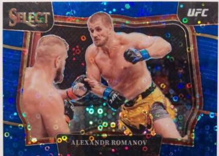 Alexandr Romanov 2023 Panini Select UFC Octagonside #242 Blue Disco