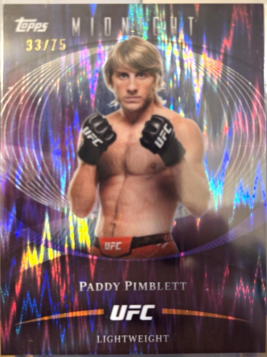 Paddy Pimblett 2026 Topps Midnight UFC Base #45 Dusk
