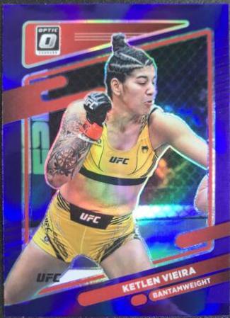 Ketlen Vieira 2022 Panini Donruss Optic UFC Base #55 Purple