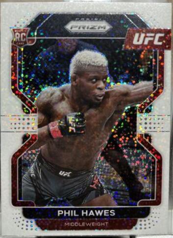 Phil Hawes 2022 Panini Prizm UFC Base #190 White Sparkle