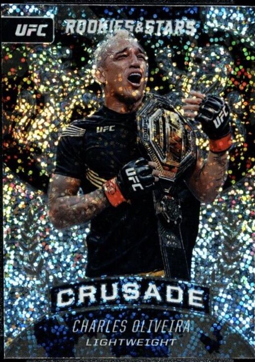 Charles Oliveira 2021 Panini Chronicles UFC Base Crusade #223 White Sparkle