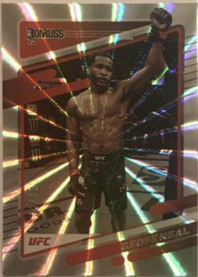 Geoff Neal 2022 Panini Donruss UFC Base #118 Silver