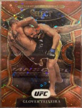Glover Teixeira 2021 Panini Select UFC Premier Level #131 Red Disco