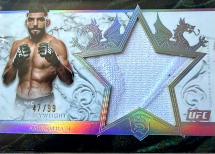 Amir Albazi 2025 Topps Royalty UFC Star Relics #SR-AI Green