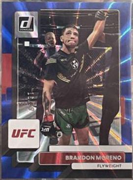 Brandon Moreno 2023 Panini Donruss UFC Base #78 Blue Laser