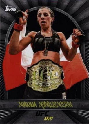 Joanna Jędrzejczyk 2024 Topps UFC NYC Base #22 Gold