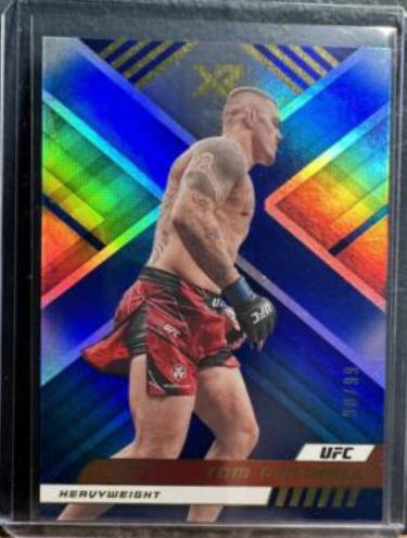 Tom Aspinall 2023 Panini Chronicles UFC Base XR #293 Blue