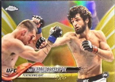 Zabit Magomedsharipov 2018 Topps Chrome UFC Base #31 Gold