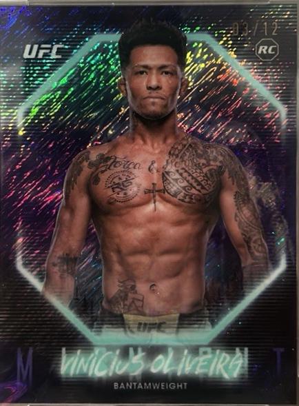 Vinicius Oliveira 2025 Topps Midnight UFC Nightfall #NF-5 Midnight