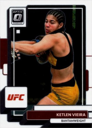 Ketlen Vieira 2023 Panini Donruss Optic UFC Base #42 Gold