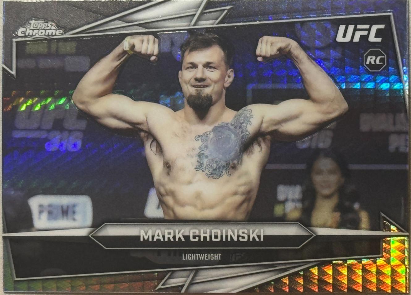 Mark Choinski 2026 Topps Chrome UFC Base #102 Prism Refractor