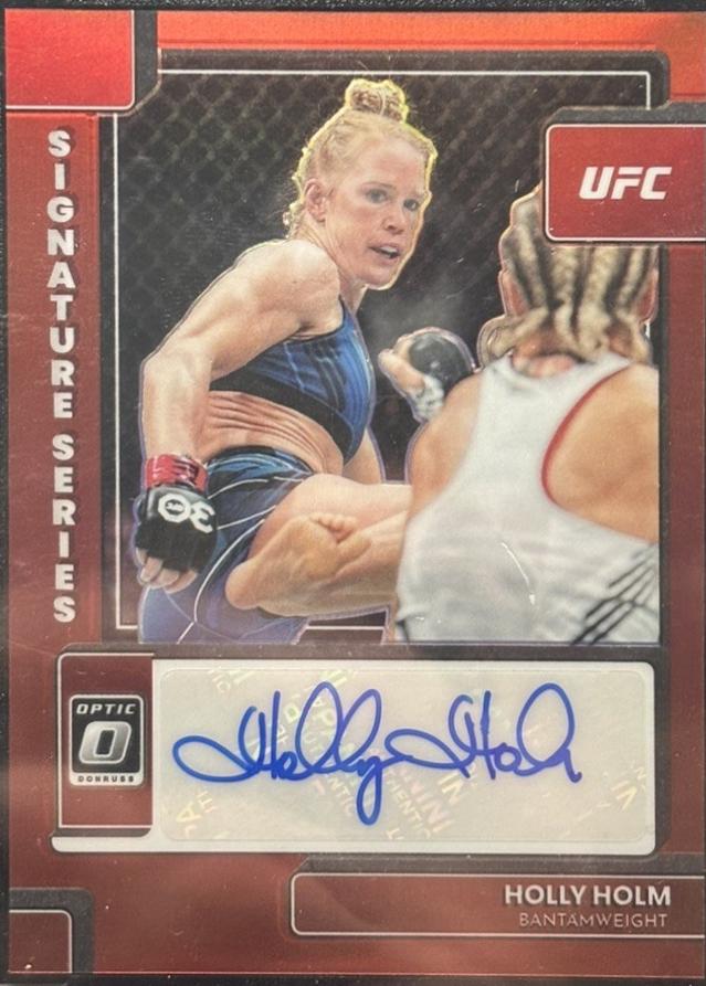 Holly Holm 2023 Panini Donruss Optic UFC Signature Series #25 Teal