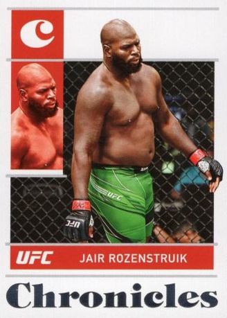 Jairzinho Rozenstruik 2022 Panini Chronicles UFC Base Chronicles #74 Platinum