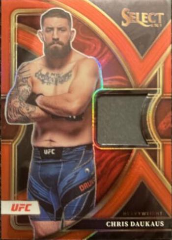 Chris Daukaus 2023 Panini Select UFC Octagonside #266 Red Disco
