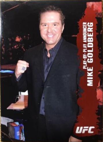Mike Goldberg 2009 Topps UFC Round 2 Base #145 Ruby