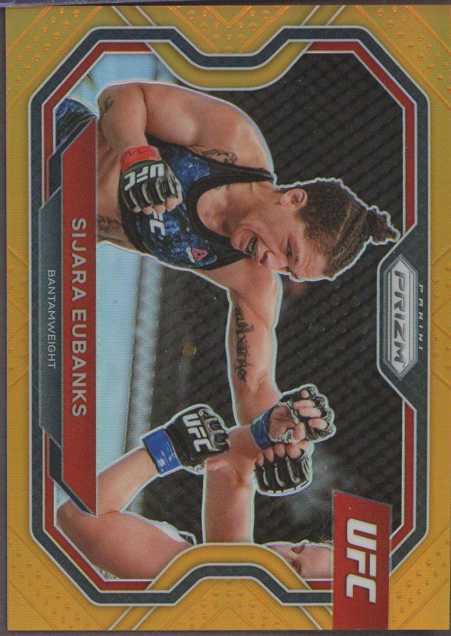 Sijara Eubanks 2021 Panini Prizm UFC Base #157 Orange
