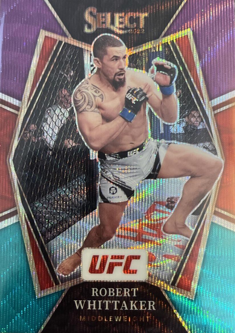 Robert Whittaker 2022 Panini Select UFC Premier Level #123 Tri Color