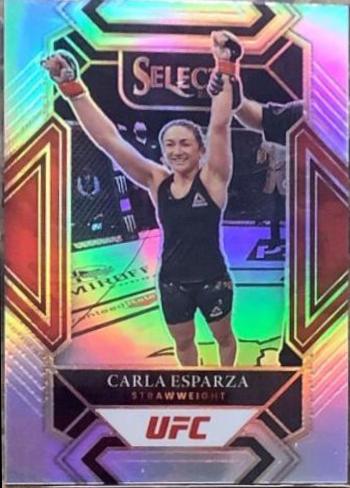 Carla Esparza 2022 Panini Select UFC Mezzanine #323 Silver