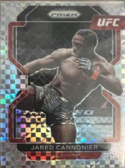 Jared Cannonier 2022 Panini Prizm UFC Base #155 Lucky Envelopes