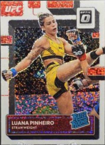 Luana Pinheiro 2023 Panini Donruss Optic UFC Base #119 White Sparkle