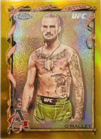Sean O'Malley 2024 Topps Chrome UFC Allen & Ginter #AAG-23 Gold Refractor