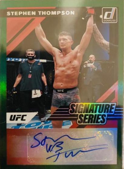 Stephen Thompson 2022 Panini Donruss UFC Signature Series #69 Green