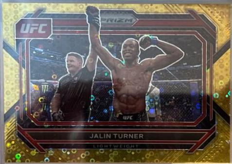Jalin Turner 2023 Panini Prizm UFC Base #14 Gold