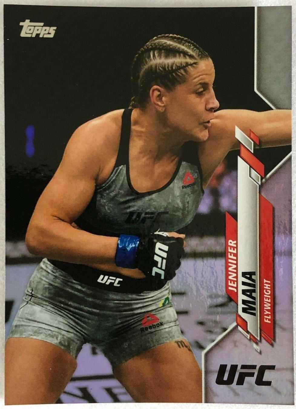 Jennifer Maia 2020 Topps UFC Base #4 Rainbow Foil