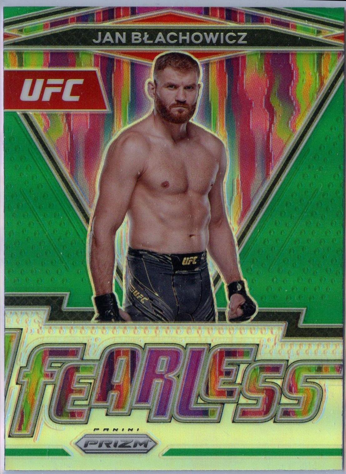 Jan Błachowicz 2022 Panini Prizm UFC Fearless #4 Green