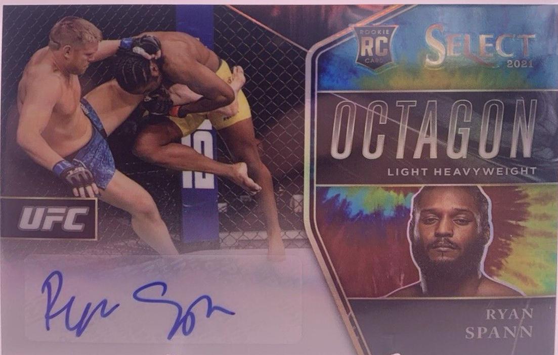 Ryan Spann 2021 Panini Select UFC Concourse #31 Tie Dye