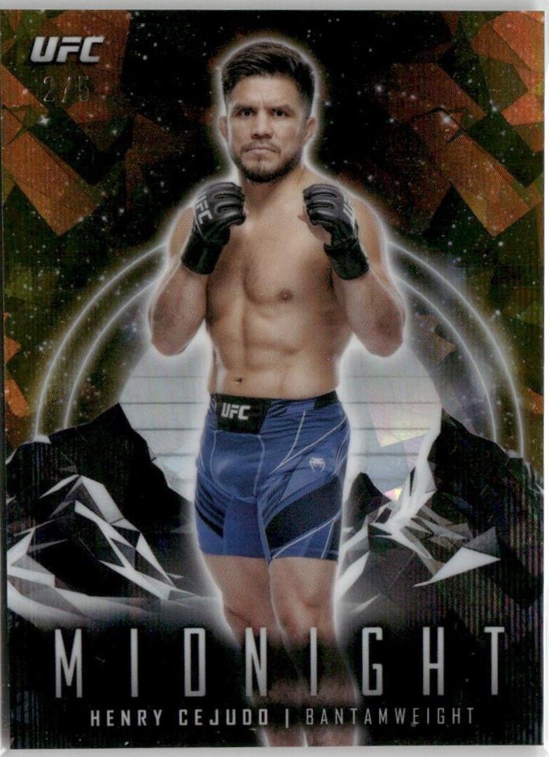 Henry Cejudo 2024 Topps Midnight UFC Base #23 Daybreak