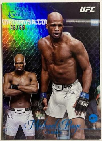 Michael Page 2024 Topps Gold Label UFC Base Class II #65 Blue