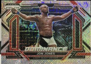 Jon Jones 2023 Panini Prizm UFC Dominance #5 Mojo