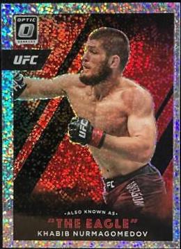 Khabib Nurmagomedov 2022 Panini Donruss Optic UFC Base #67 White Sparkle