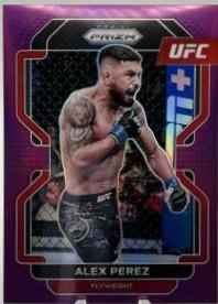 Alex Perez 2022 Panini Prizm UFC Base #127 Purple