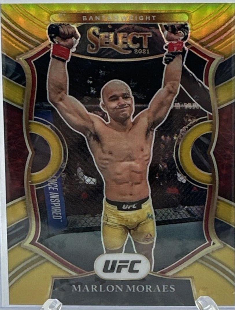 Marlon Moraes 2021 Panini Select UFC Concourse #77 Gold