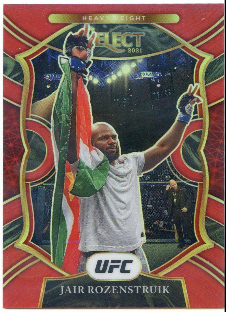 Jairzinho Rozenstruik 2021 Panini Select UFC Concourse #94 Red