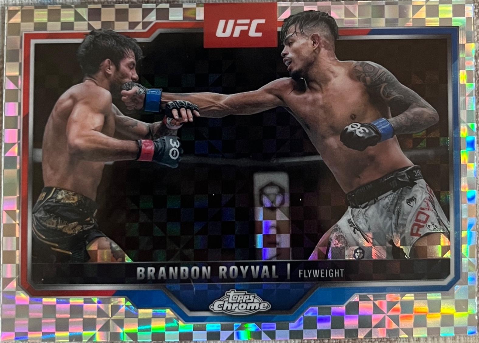 Brandon Royval 2025 Topps Chrome UFC Base #152 Geometric Refractor