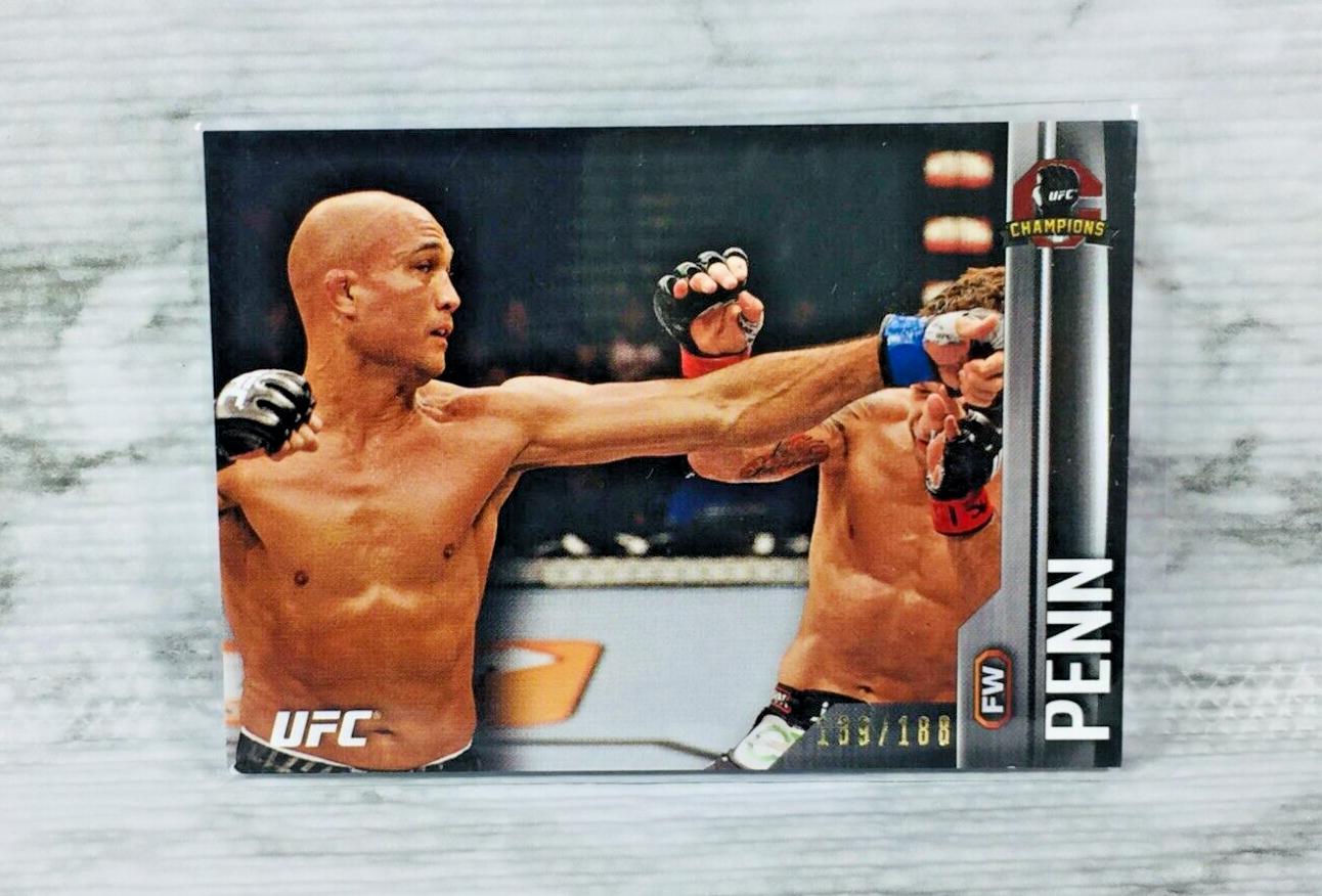 BJ Penn 2015 Topps UFC Champions Base #3 Black