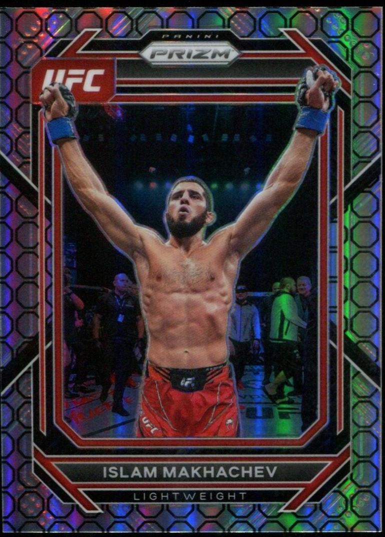 Islam Makhachev 2023 Panini Prizm UFC Base #177 Octagon
